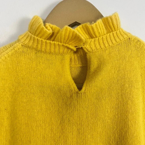 J. Crew Yellow Wool Blend Sweater - Picture 9 of 10